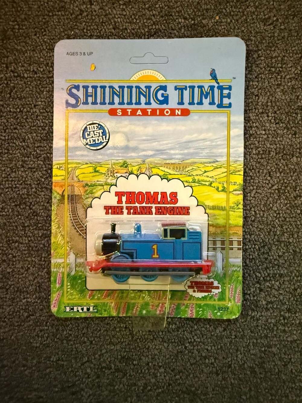Vintage 1992 ERTL Shining Time Station Thomas The Tank Engine Die-Cast Metal Toy